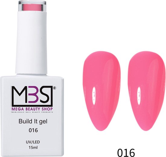 Biab gel/Build It gel 15ml. HEMA & TPO free (016) - Biab - Builder Gel - Biab nagellak - build it gel