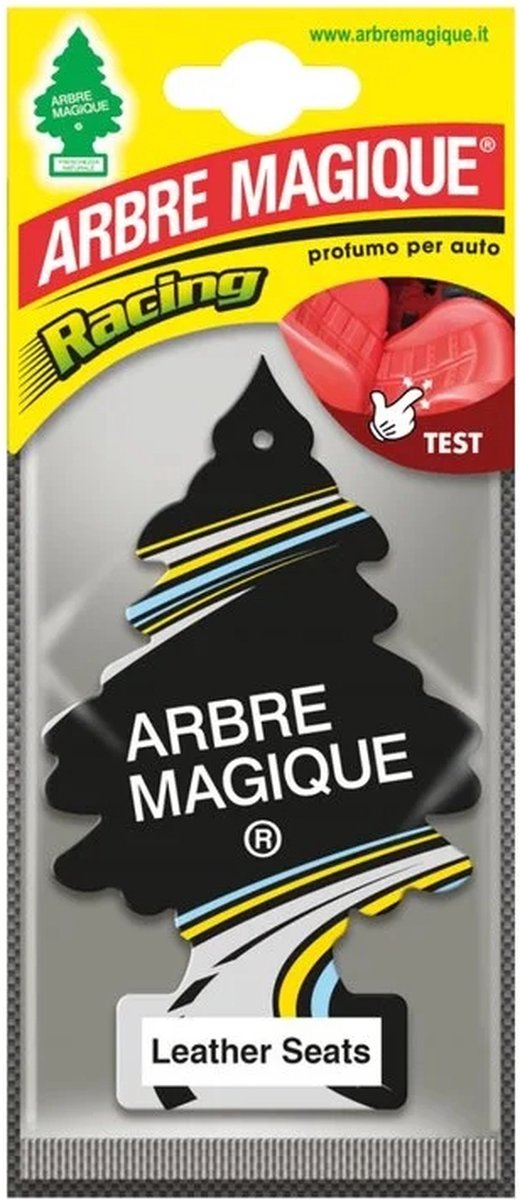 Arbre Magique Leather Seats - Wonderboom luchtverfrisser voor auto - 6 stuks