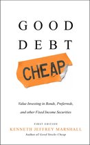 Boekomslag 'Good Debt Cheap' met de titel in grote letters, een oranje label met 'CHEAP' en subtitel over obligaties.
