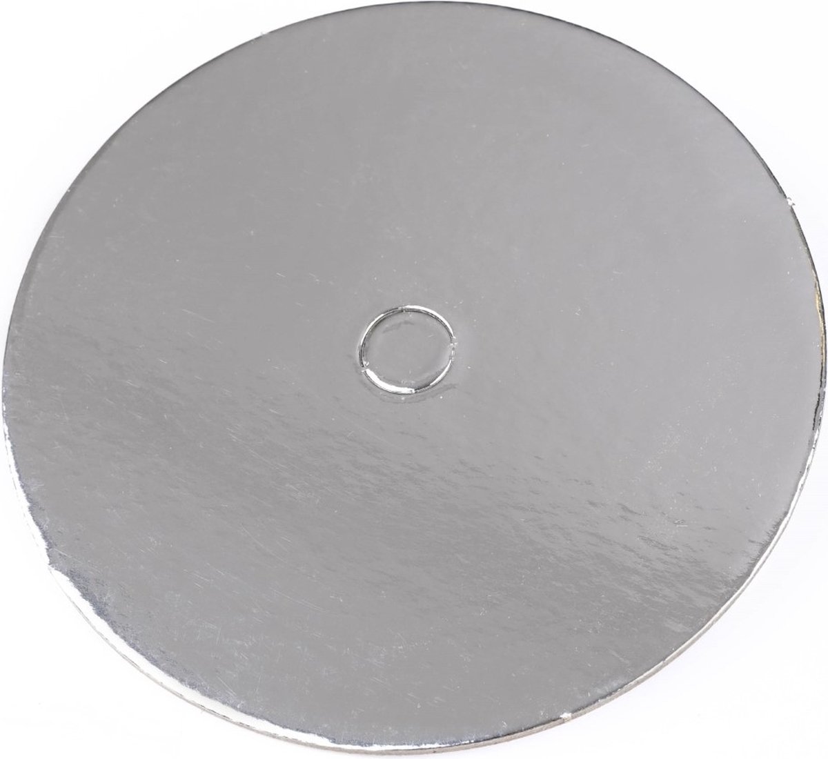LOYAL Cake Board Geperforeerd Rond Zilver 15cm pk/10