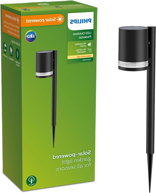 Philips Sokkellamp Vynce 1.5W 2700K zwart
