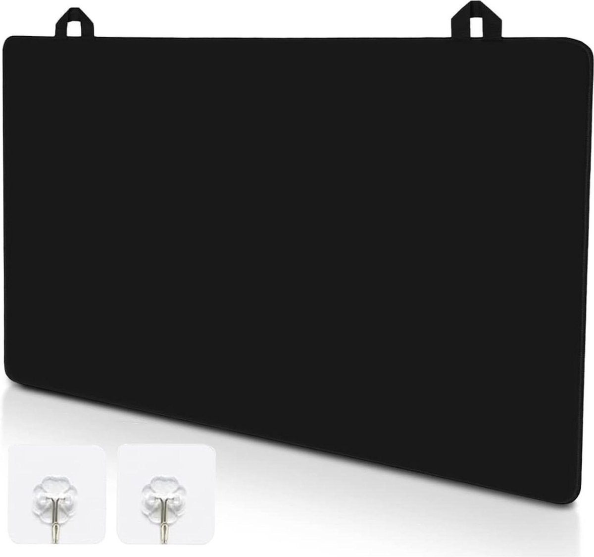 Keramische kookplaat afdekking 615 x 53 cm - multifunctionele siliconen mat - antislip krasbestendige inductiekookplaat - zwart