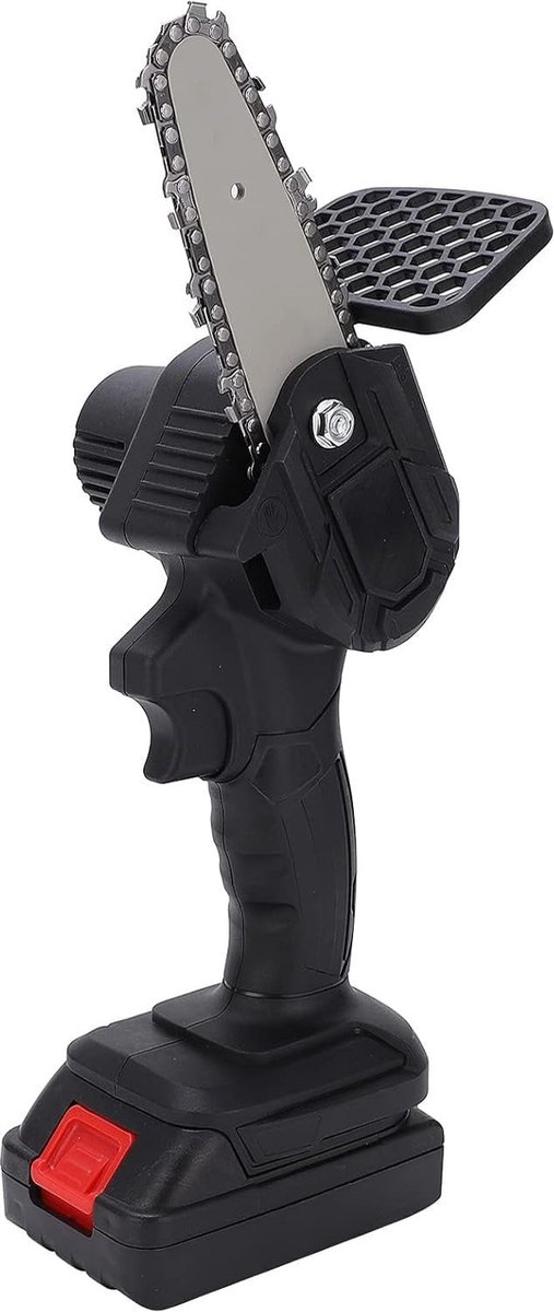 Yofidra - Mini Kettingzaag - Elektrisch Handkettingzaag - Snoeizaag - Takkenzaag - Handzaag - Boomzaag - 3500W - 40000rpm - 20V - 60HZ - 6m/sec - Zwart