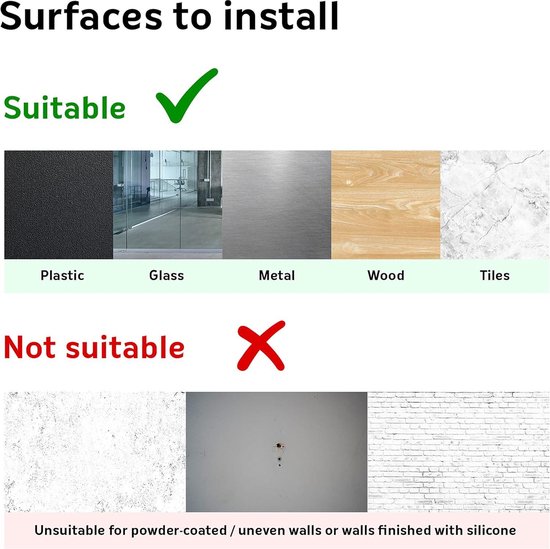 ShenyKan 200 x 45 cm whiteboard, whiteboard, afneembare muurstickers, whiteboard, bord voor kinderkamer, keuken