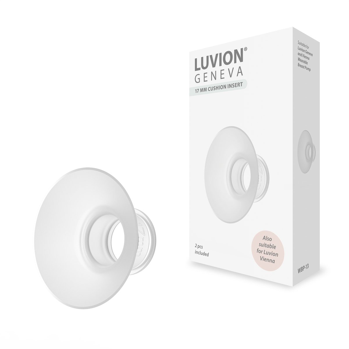 Goedkoopste LUVION® Borstschild Verkleiner 17mm (2 stuks) Geneva