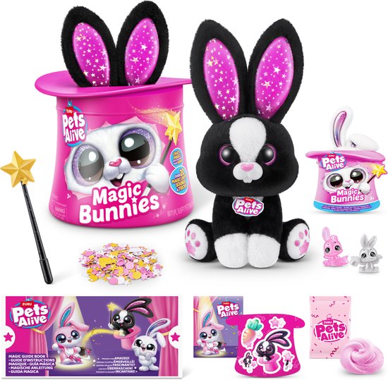 Pets Alive Magic Bunnies - Lapins magiques noirs de ZURU