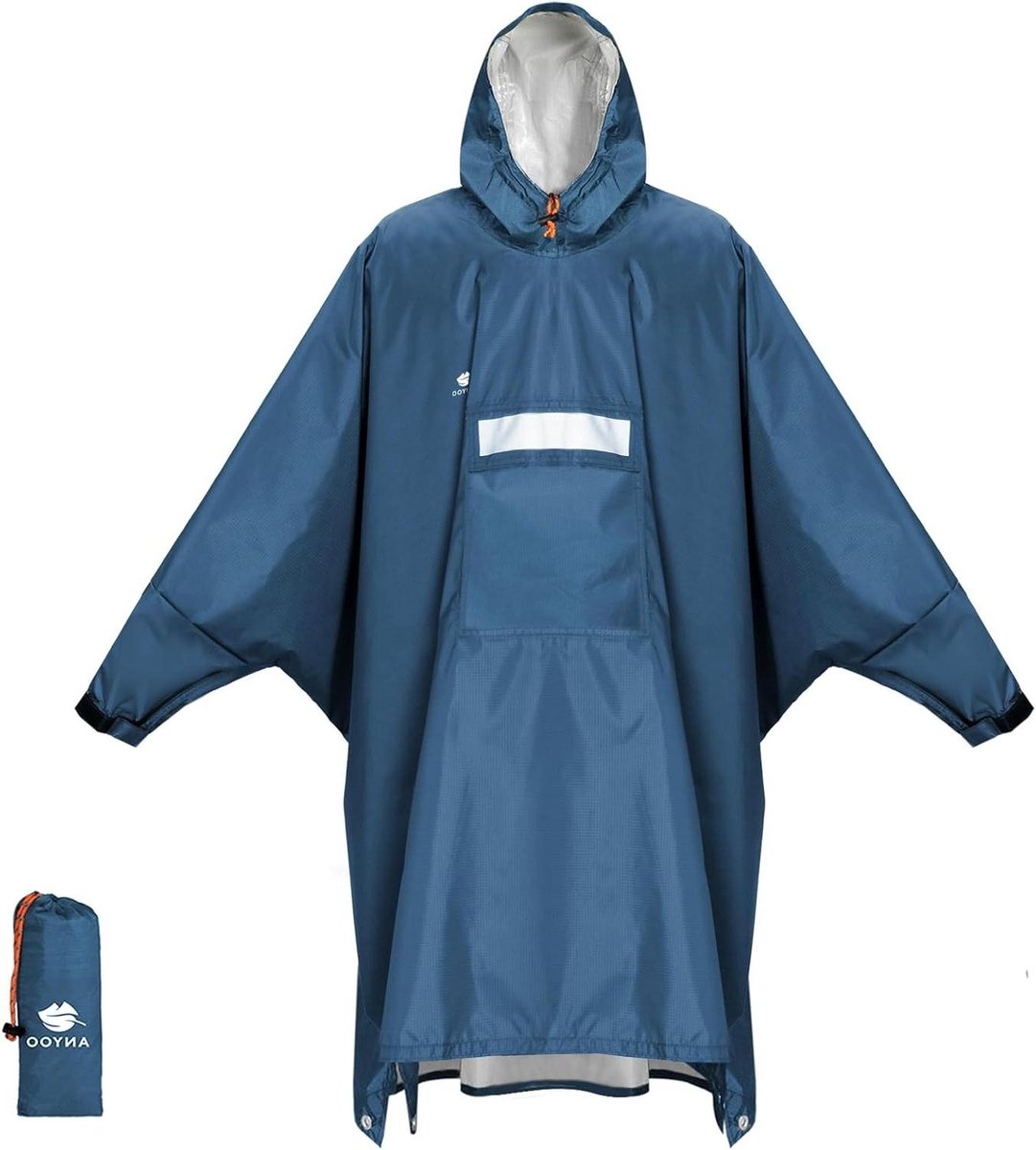 Regenponcho Waterdicht Volwassenen - Festivalponcho - Waterdichte