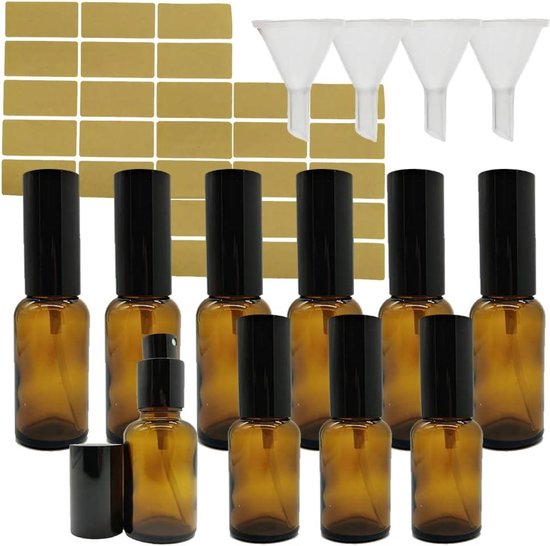 Dioxnatur Amber glazen fles, 250 ml, luchtdichte schroefdop, glazen fles, navulbaar, opslag van vloeibare stoffen Dioxnatur Amber glazen fles, 250 ml, luchtdichte schroefdop, glazen fles, navulbaar, opslag van vloeibare stoffen