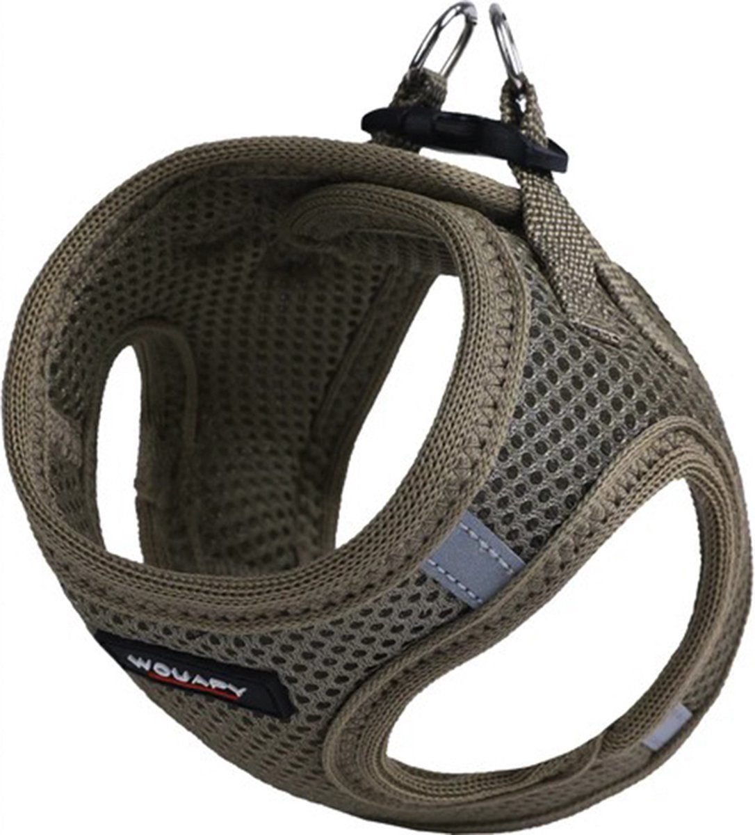 WOUAPY harnas/tuigje L 47-52 cm in mesh - reflecterend - - makkelijk aan te doen - comfortabel voor uw vriend. -wasbaar