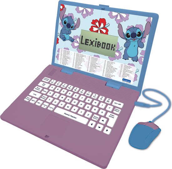 Lilo & Stitch Laptop met 124 activiteiten FR/EN Lilo & Stitch Laptop met 124 activiteiten FR/EN
