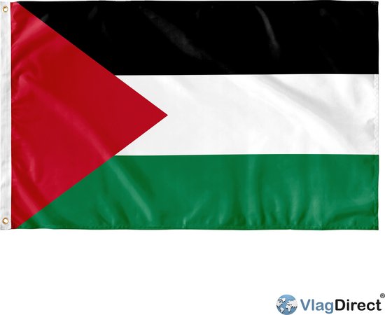 drapeau palestinien - drapeau en Palestine - 90 x 150 cm - Palestine libre - Démonstration