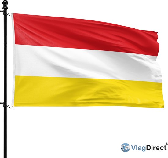 Drapeau Pompiers 90x150 Cm - 'Là Où Les Autres Sortent, Nous Entrons' - Polyester Avec Œillets - Lavable