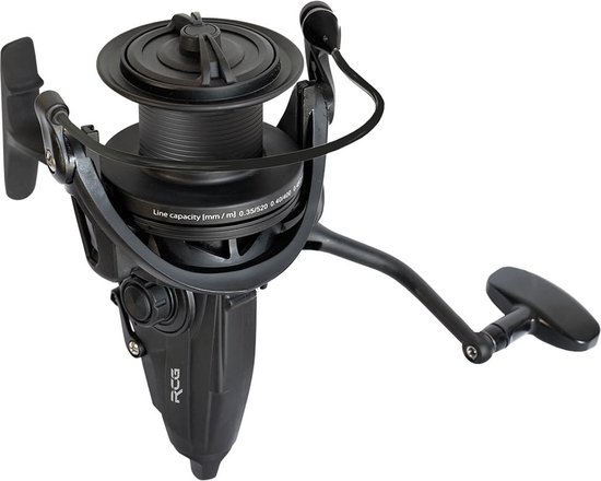 RCG Vismolen Freerunner XLT - 14000 - Aluminium - Quick Stop - Karpervissen - Molen - Vrijloopmolen - Zwart