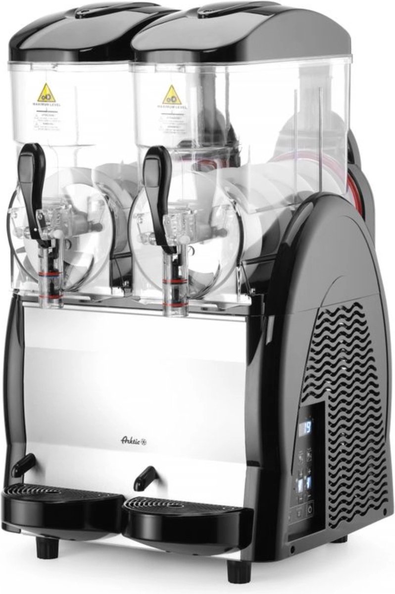 HENDI Slush machine – 24L – dubbele container – verlichte deksels – digitale temperatuurregeling