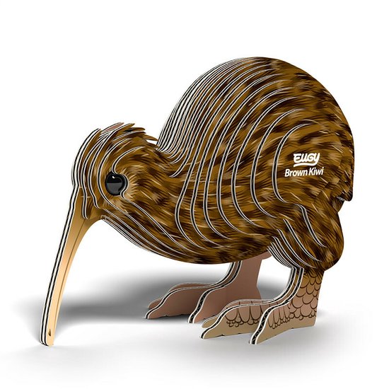 Foto: Eugy 3d bastelset brauner kiwi