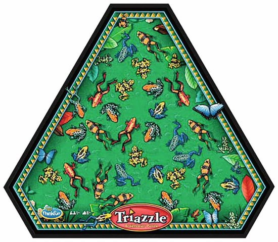 ThinkFun 76490 Triazzle Frösche, ein Logikpuzzle für Kinder