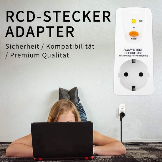 OAONAN FI Circuit Breaker Person Protection Plug Spare Plug RCD 220-240 V AC 16 Amp