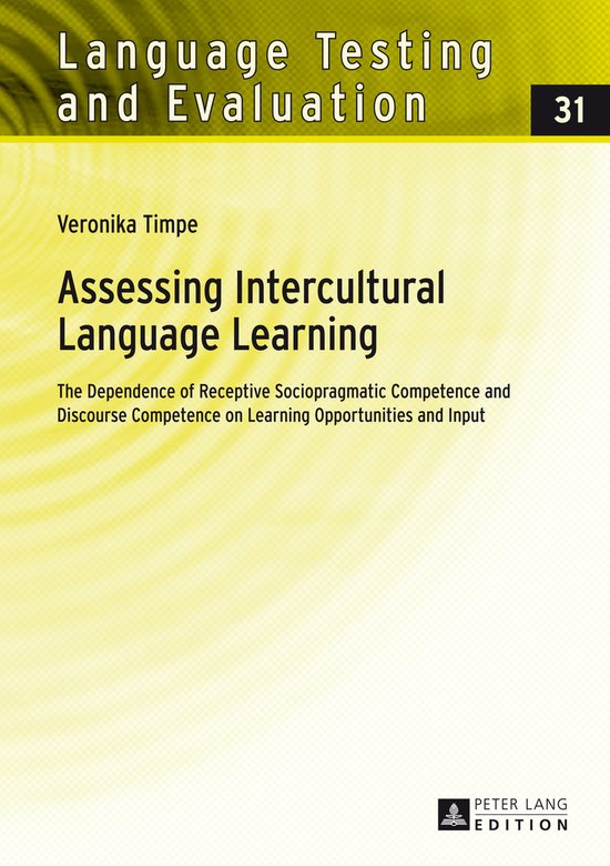 Language Testing and Evaluation- Assessing Intercultural Lan ... - cover