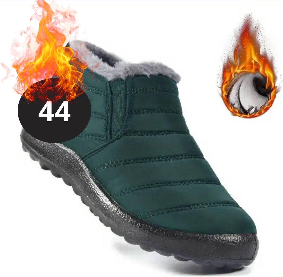 Bovista Snowboots Sneeuwschoenen Sneeuwboots Dames Wintersport Ski Skischoenen Donker 44 Laag Groen