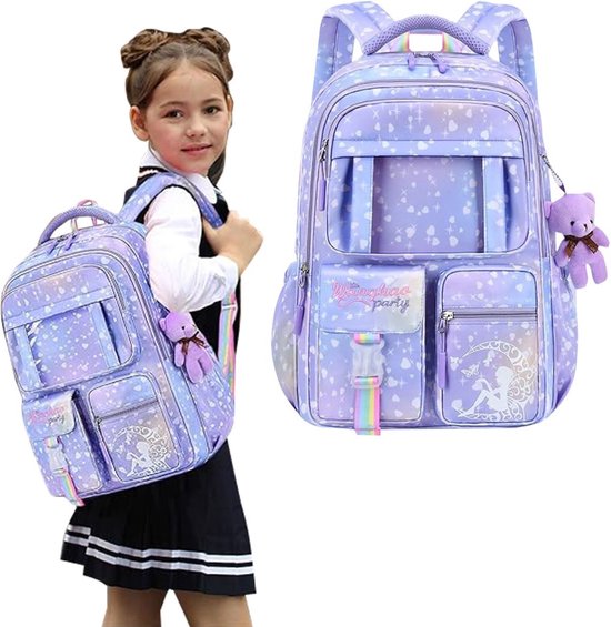 Cartable Filles Ecole Primaire Cartable Premiere Annee Groot Lilas Pour votre. bol