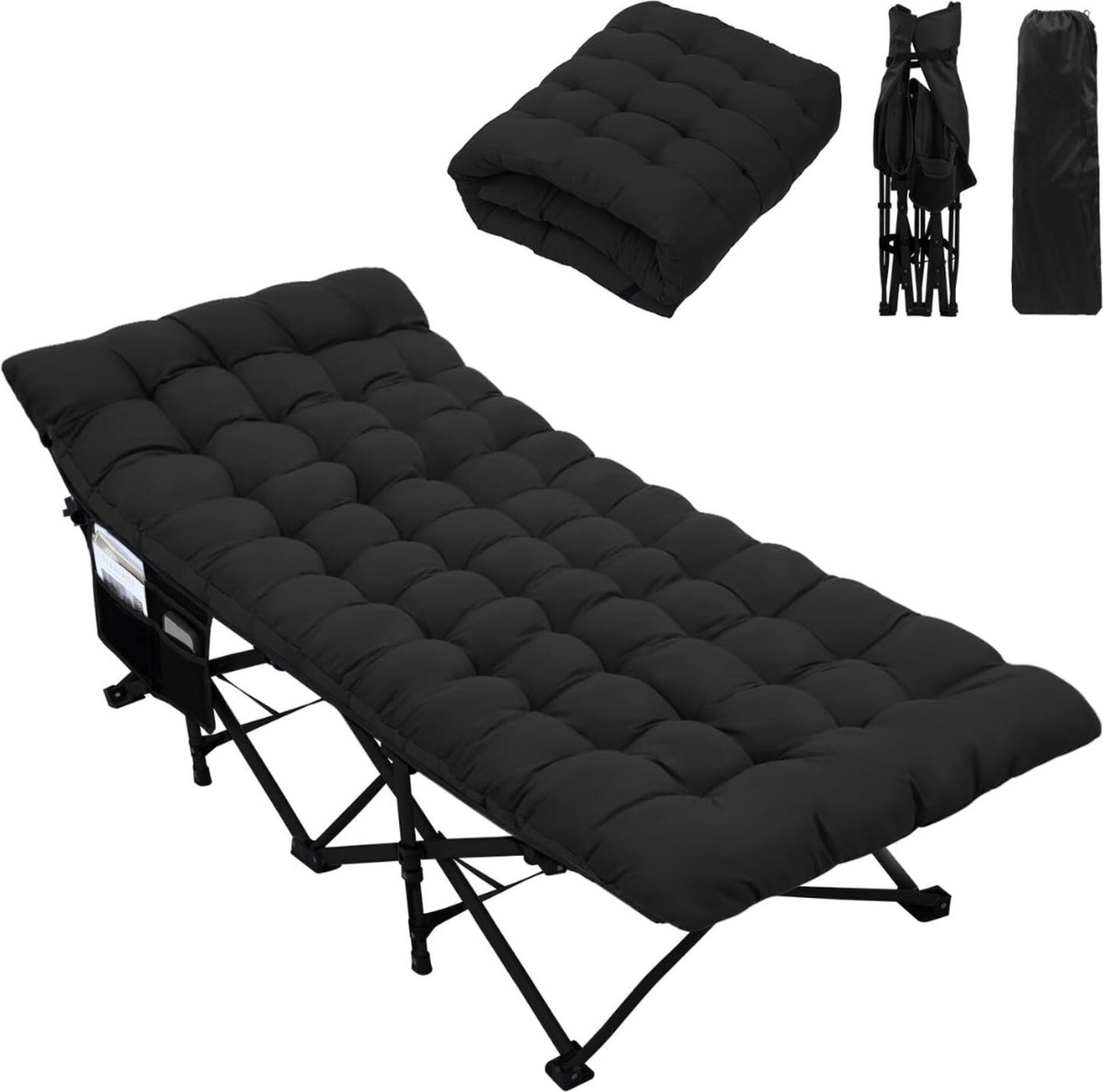 Equivera Veldbed - Kampeerbed - Veldbedden - Veldbed Kamperen - Kampeermatras