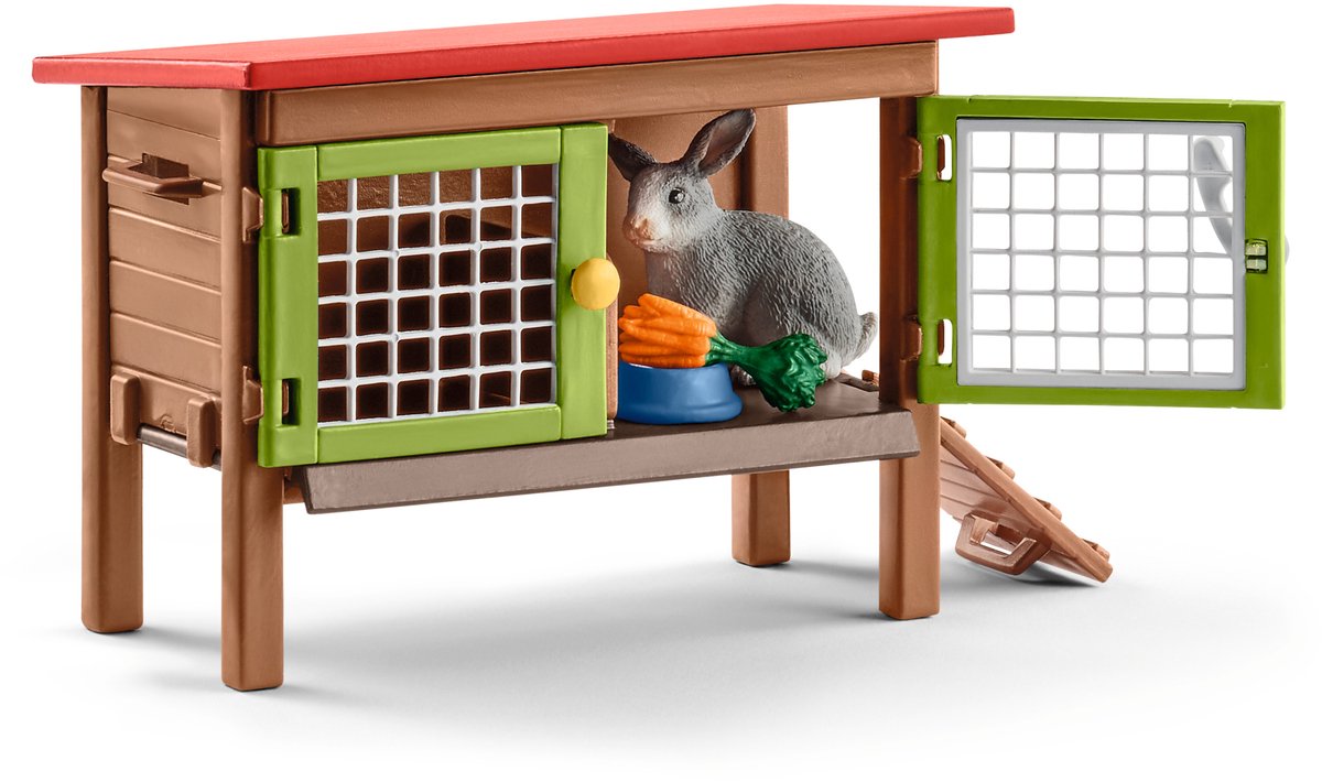 schleich FARM WORLD Speelfigurenset - Konijnenhok - Kinderspeelgoed voor Jongens en Meisjes - 3 tot 8 jaar - 42420 — afbeelding 9