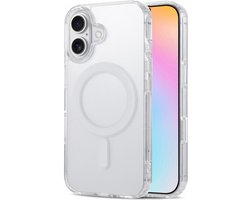 Transparant Hoesje Geschikt voor Apple iPhone 16 | Compatibel met MagSafe | Dun TPU | Back Cover met Magneet | Doorzichtig | Ultra Dun