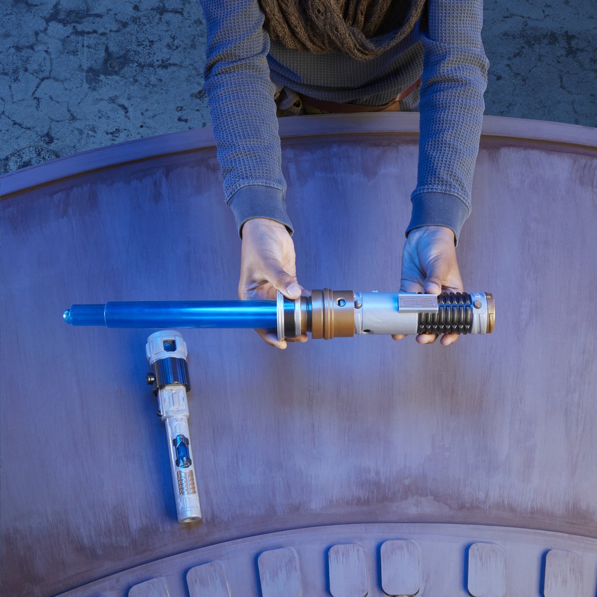 Figura De Ação STAR WARS Lightsaber Forge Obi-Wan Kenobi Sabre De Luz Mrkean 5010994145057