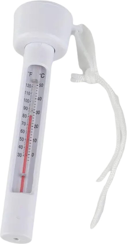 Nivard Zwembad Thermometer - Vijver Thermometer - Drijvend - Drijvende Thermometer - Pool - Wit