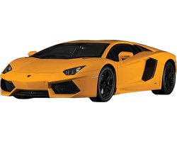 Pocher Modelbouwpakket Auto - HK119F Lamborghini Aventador LP 700-4 Giallo Orion Metalen - 1:8 - Modelbouw