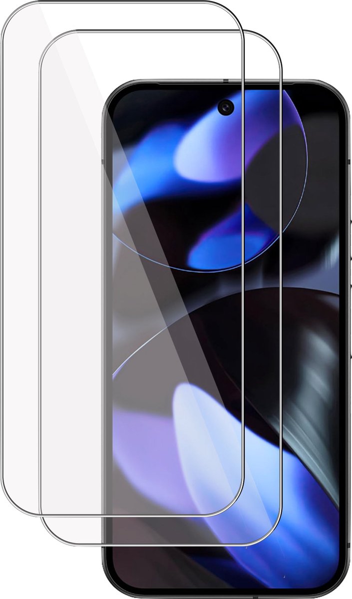 2x Screenprotector geschikt voor Google Pixel 9 / 9 Pro Screenprotector – Gehard Glas - Proteqt+