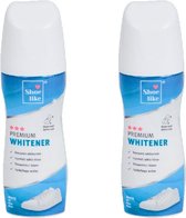 Sneaker whitener - Wit - Kunststof - 75 ml - Set van 2 - Knijpfles