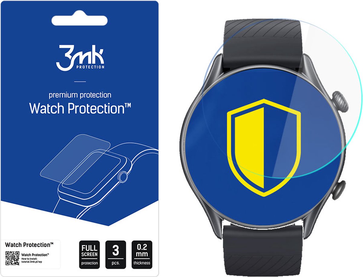 Xiaomi Amazfit GTR 3 Pro - 3mk Watch Protection v. ARC+