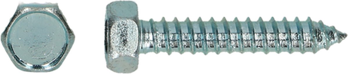 Berner Parker/Plaatschroef zeskant D.7973 4,8x13 zn x 60stuks