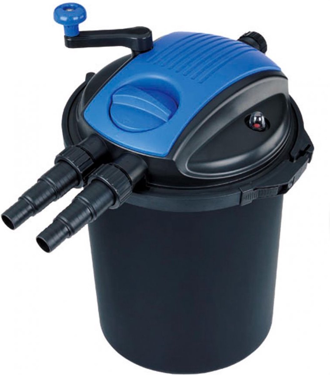 Aquaking Drukfilter PF²-30 NG Superset Incl. Waterval en Vijverpomp Filter Vijverfilter Drukfilter Vijverfilter Complete Set Vijverpomp in Vijver