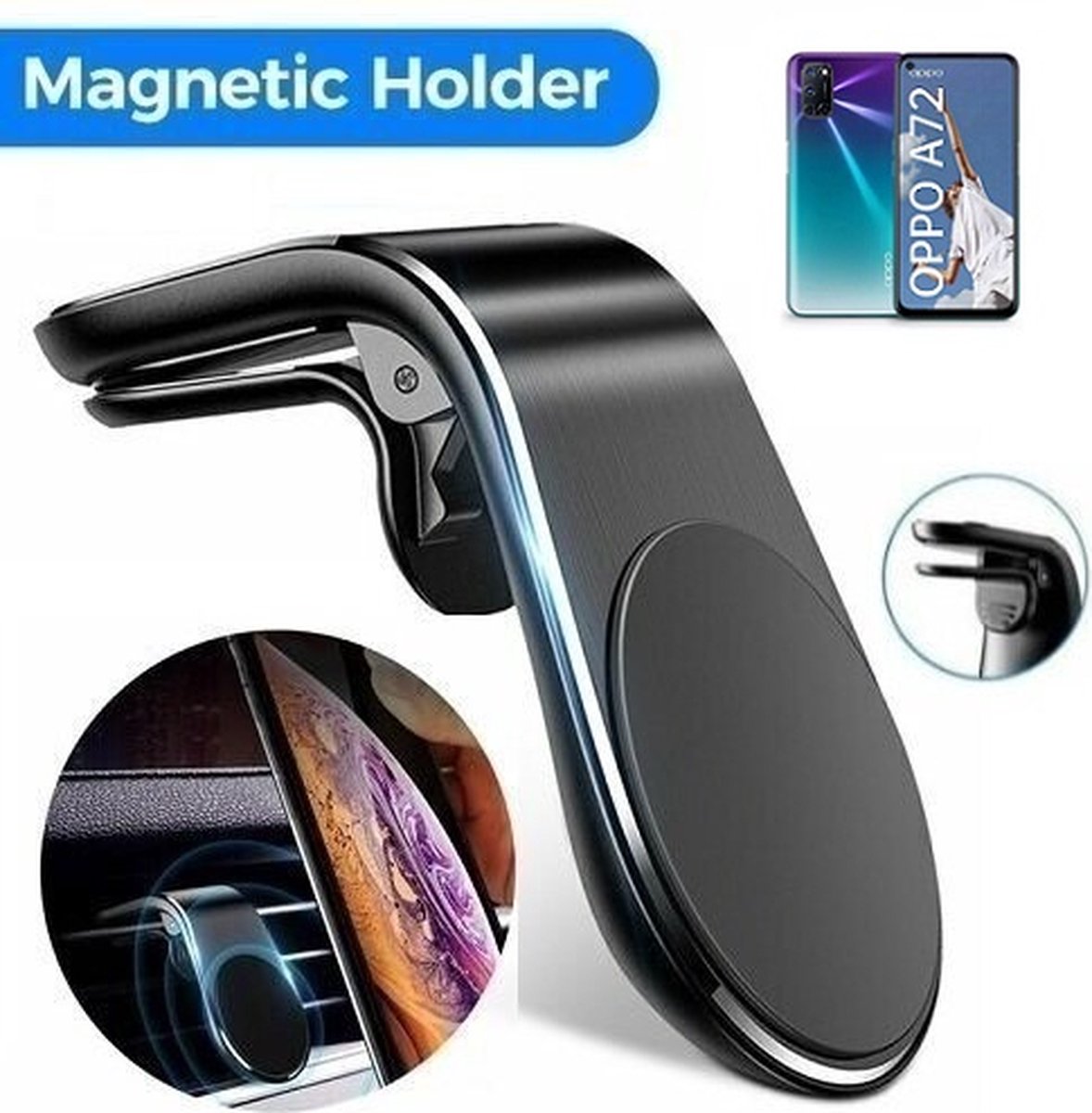 Oppo A72 Magnetische Telefoonhouder Auto