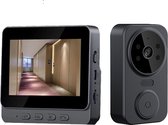 Draadloze videodeurbel 4.3-inch display voor thuis slimme tweeweg-intercom videobewaking