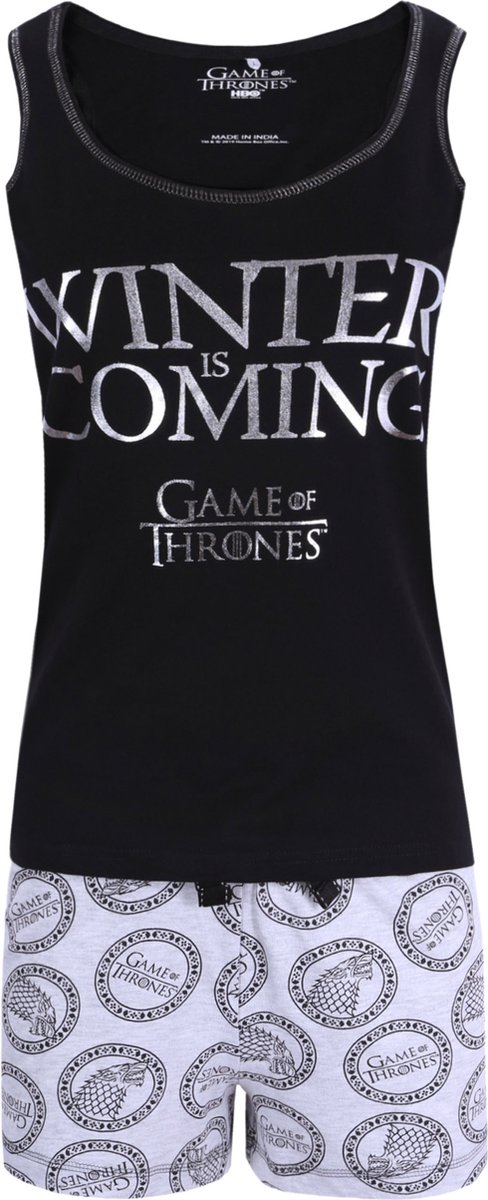 Grijs-zwarte damespyjama Game of Thrones