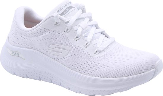 Skechers Arch Fit 2.0 - Big League - Dames Sneakers - Wit