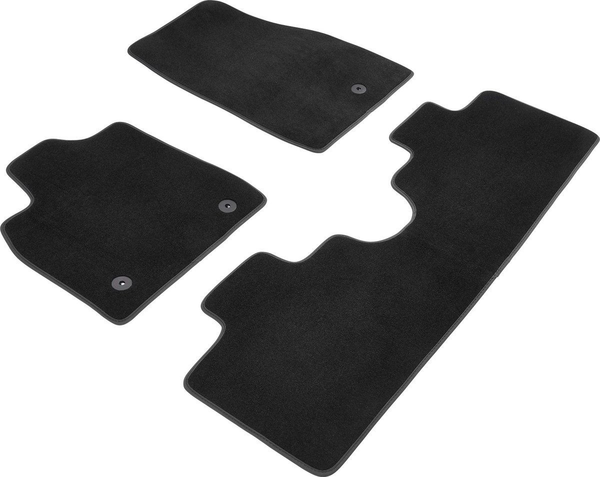 Walser Premium Naaldvilt Velours voetmatten geschikt voor Ford USA Mustang Mach-E 07/2020-Vandaag