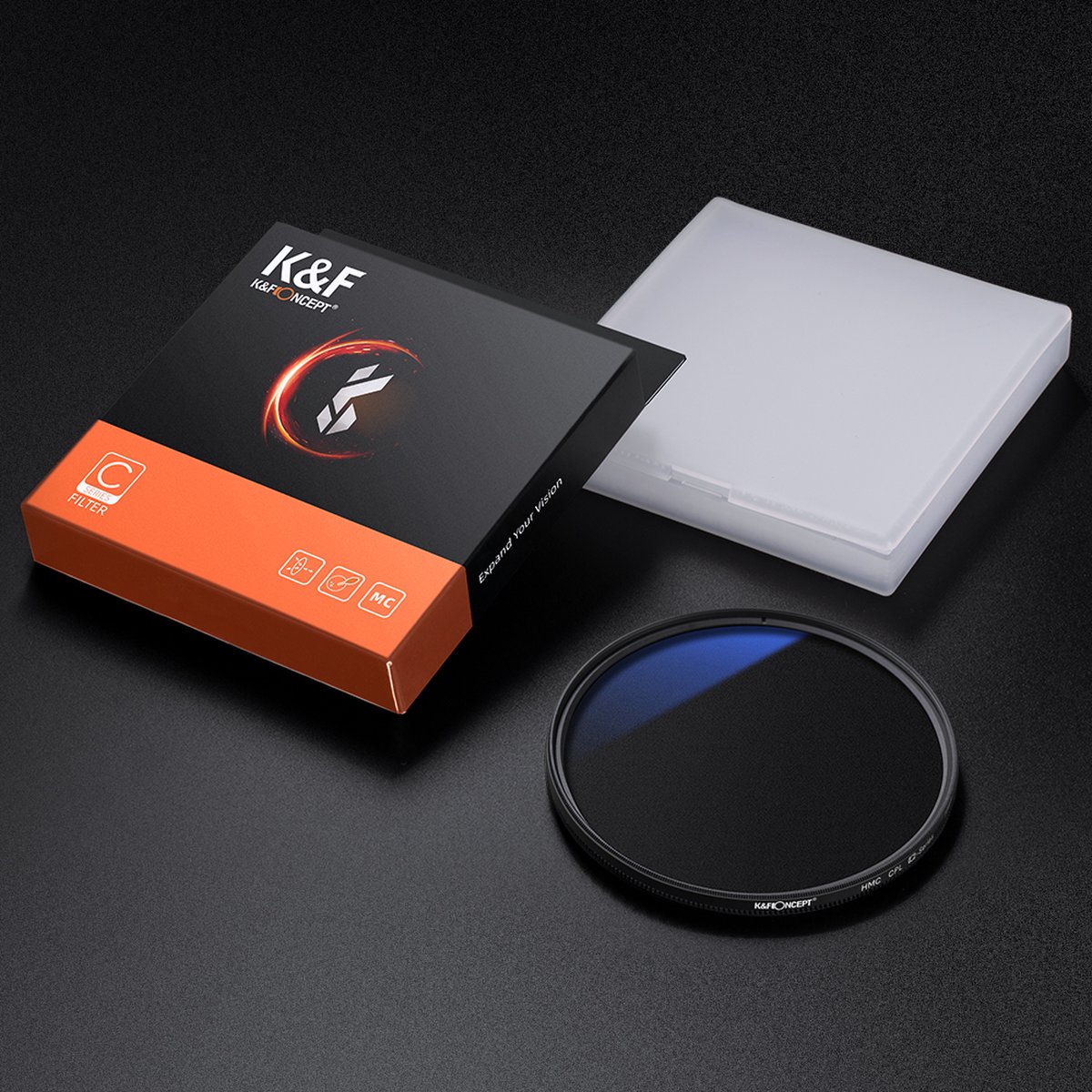 K&F Concept CPL circulair polarisatiefilter HMC slim - Afbeelding 6