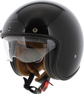 MT Jet helm Le Mans II SV S glans zwart - Maat M - Pothelm / Retro / Motor / Scooter / Brommer helmen