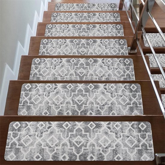 Tapijt Traptreden, Antislip Trapmatten, Matten voor Trap, Bescherming voor Traptreden voor Kinderen, Ouderen en Honden Tapijt Traptreden, Antislip Trapmatten, Matten voor Trap, Bescherming voor Traptreden voor Kinderen, Ouderen en Honden