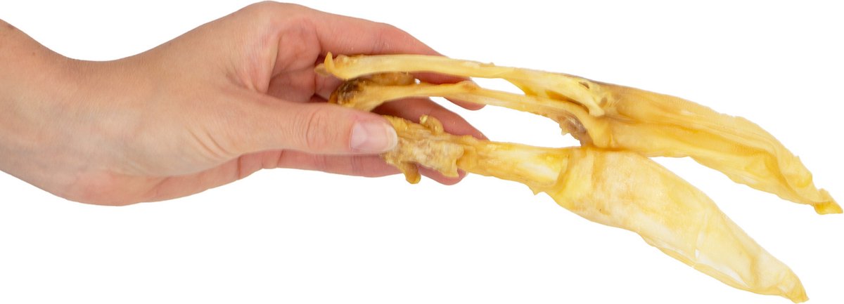 Budget Pet Deals Hondensnacks - Konijnenoren zonder haar - 500 Gram - Gecertificeerd
