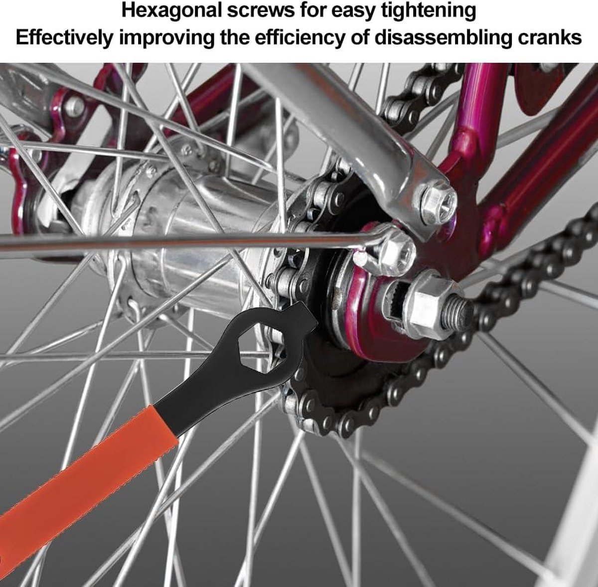 Outil Extracteur De Bague De Serrure De Vélo – En Acier Inox, Pour Manivelle