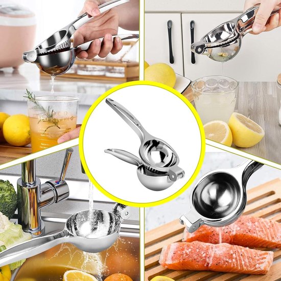 Handmatige Citruspers Roestvrij Staal 6 cm Diameter Voor Keuken Eetkamer Bar - Klein - Beste Kwaliteit citruspers — afbeelding 5