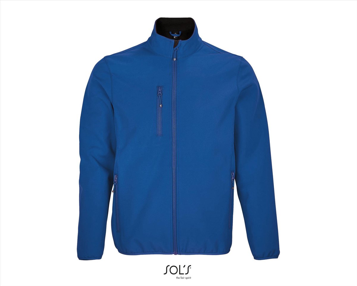 SOL'S Men´s Falcon Zipped Softshell Jacket L03827 - Royal Blue 241 - 4XL