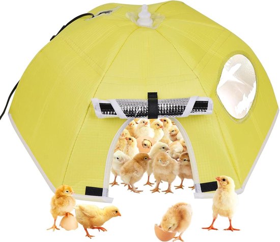 Verwarmingslamp voor kippenhok 80W - Warmte tot 80°C - Kuiken brooder - Incubator broedmachine - Gevogelte verwarmingstent voor eenden Kippenhok