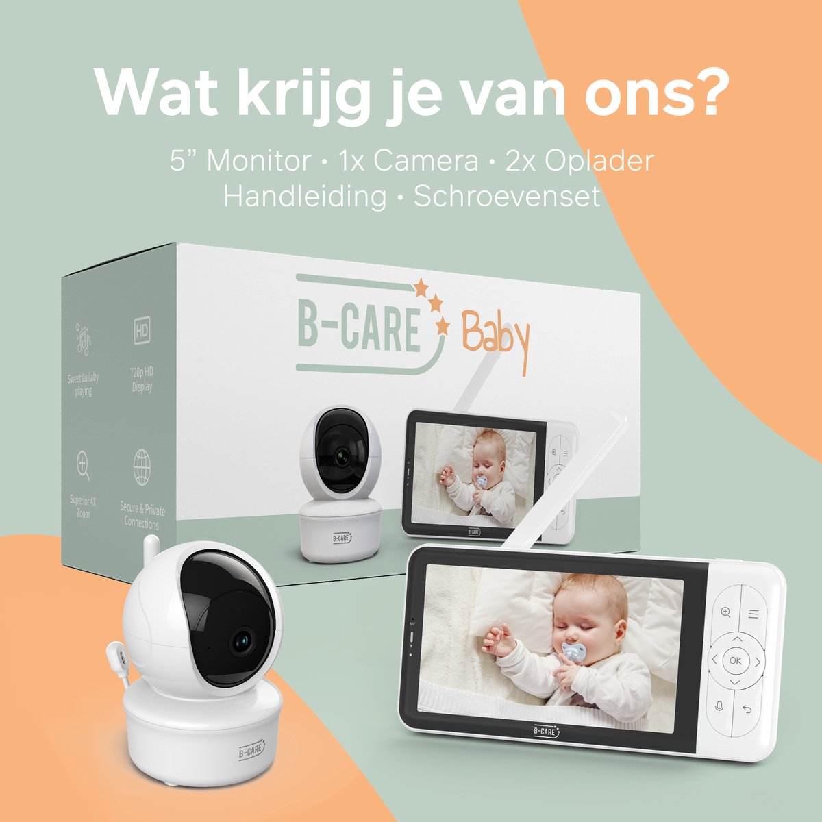 B-Care Moon Wifi Connected met 5-inch monitor thumbnail 8