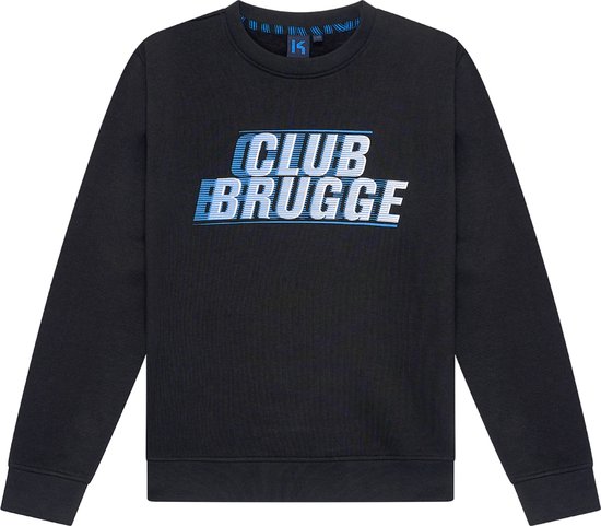Pull Club Brugge pour enfants - taille 152 / 12 ans - Zwart - Pull de Bruges pour enfants - Pull officiel pour enfants du Club Brugge